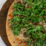Pizza with Kale and Sausage