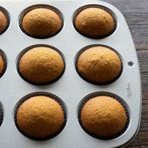 Pumpkin Cupcakes in Pan